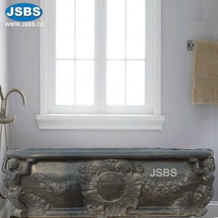 Black Sculpture Marble Bath Tub, Black Sculpture Marble Bath Tub